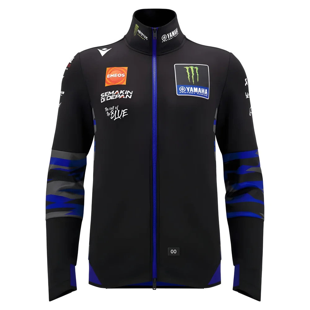 2025 Yamaha Racing Ath Team Full Zip Tech Sweat (Black)_0