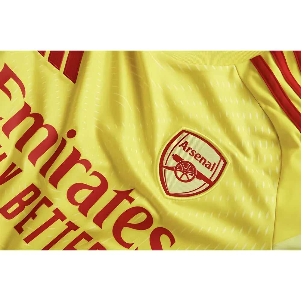 2025-2026 Arsenal Home Goalkeeper Shirt (Yellow) - Kids_1