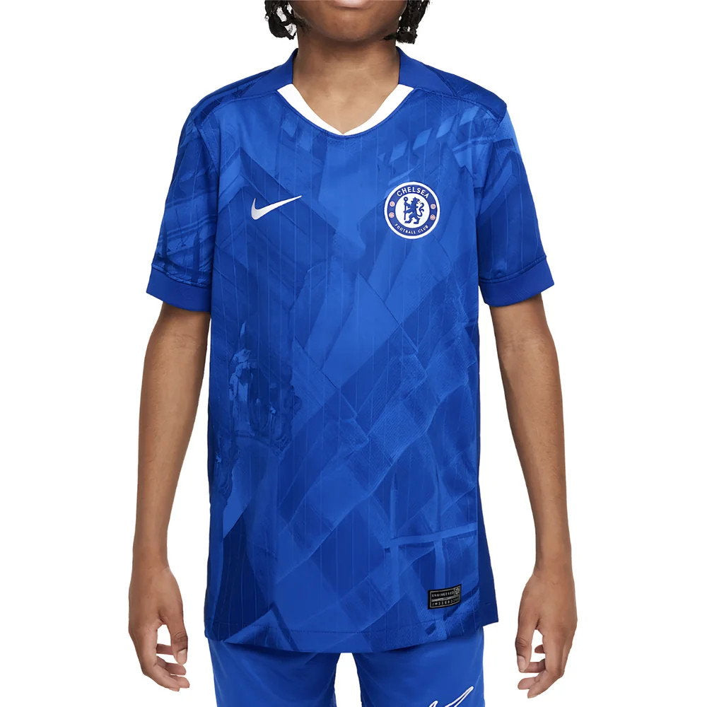 2025-2026 Chelsea Home Shirt (Kids) (Cucurella 3)_3