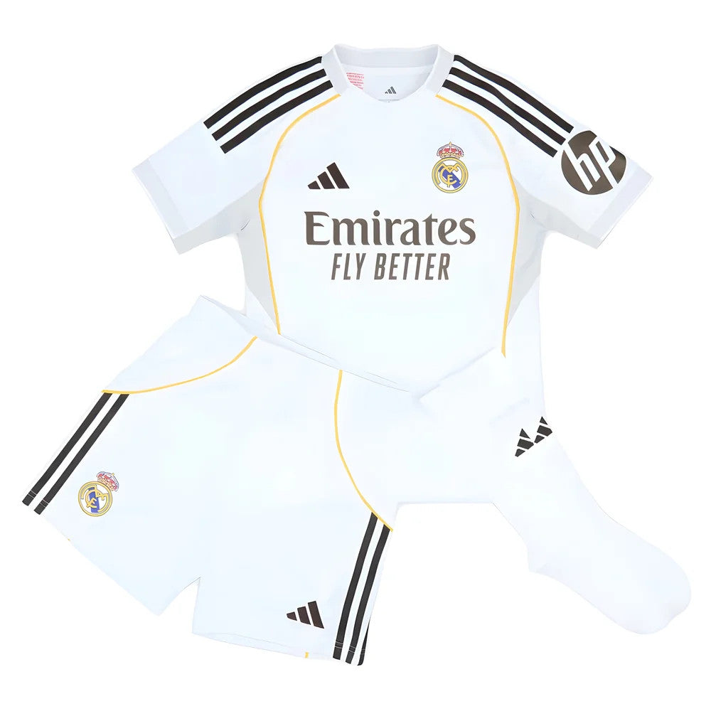 2025-2026 Real Madrid Home Youth Kit_0