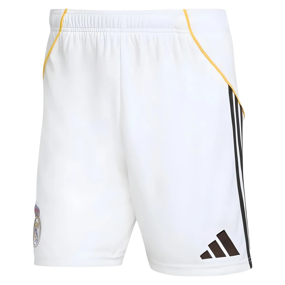 2025-2026 Real Madrid Home Shorts (White)_0