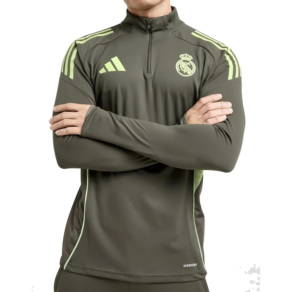 2025-2026 Real Madrid Training Top (Utility Green)_0