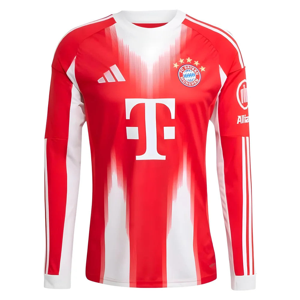 2025-2026 Bayern Munich Long Sleeve Home Shirt_0