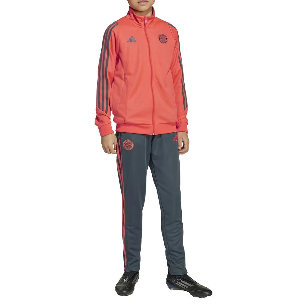 2025-2026 Bayern Munich Tracksuit (Easy Coral) - Kids_0
