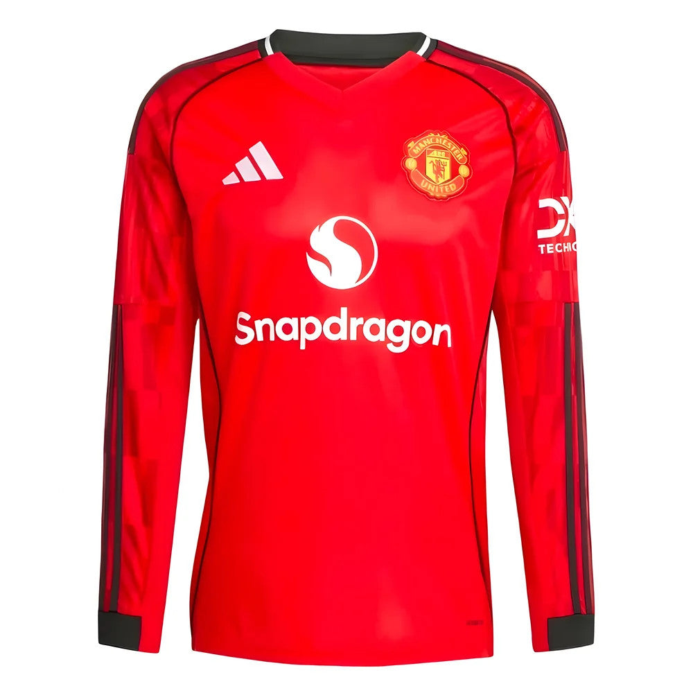2025-2026 Man Utd Long Sleeve Home Shirt_0