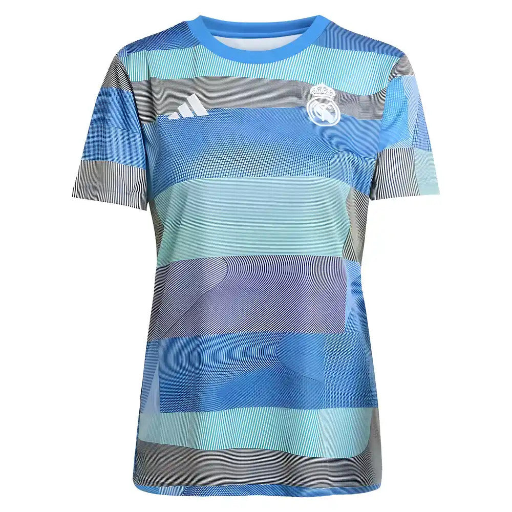 2025-2026 Real Madrid Pre-Match Shirt (Bluebird) - Womens_0