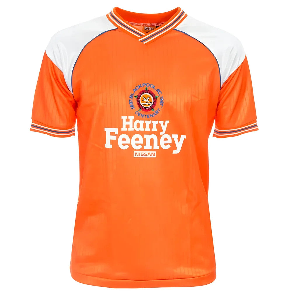 1987-1988 Blackpool Harry Feeney Centenary Shirt_0