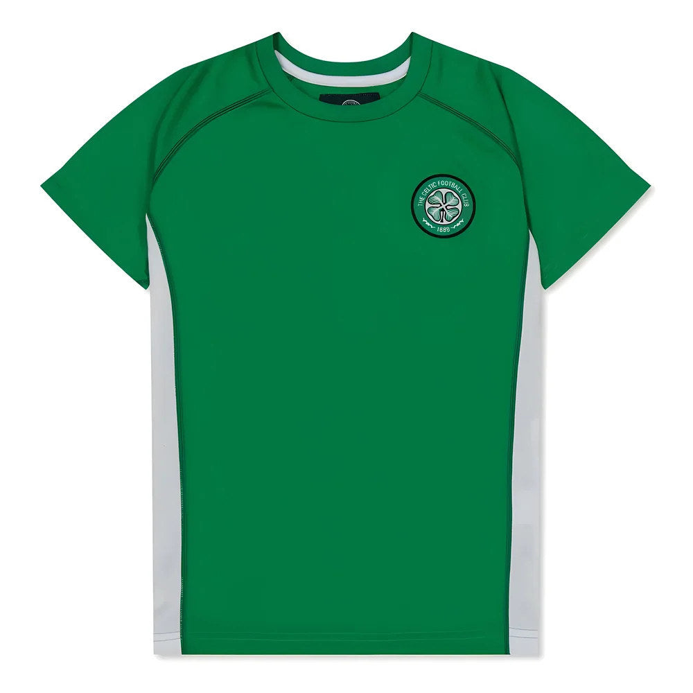 Celtic Poly T-shirt (Green/White) - Kids (Yang 13)_2