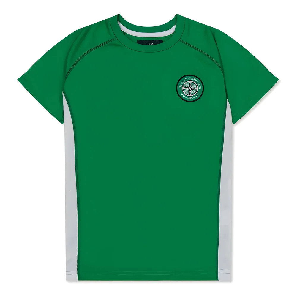 Celtic Poly T-shirt (Green/White) - Kids (Shin 18)_3