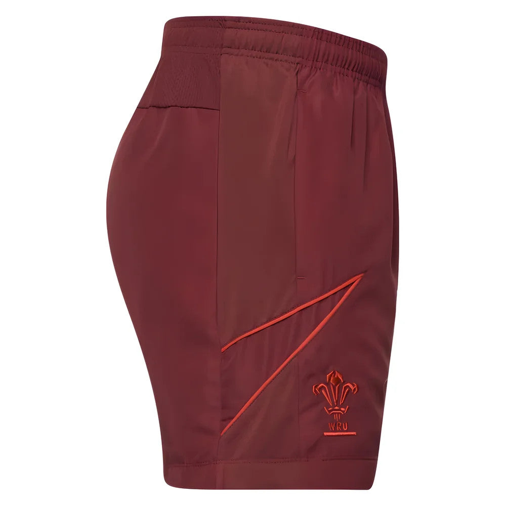 2025-2026 Wales Rugby Travel Bermuda Shorts (Deep Red)_1