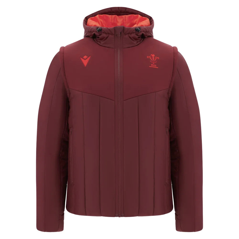 2025-2026 Wales Rugby Travel Bomber Jacket (Deep Red)_0