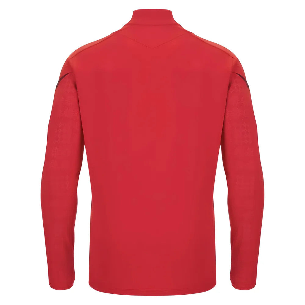 2025-2026 Wales WRU Training Player Quarter Zip Top (Red)_2
