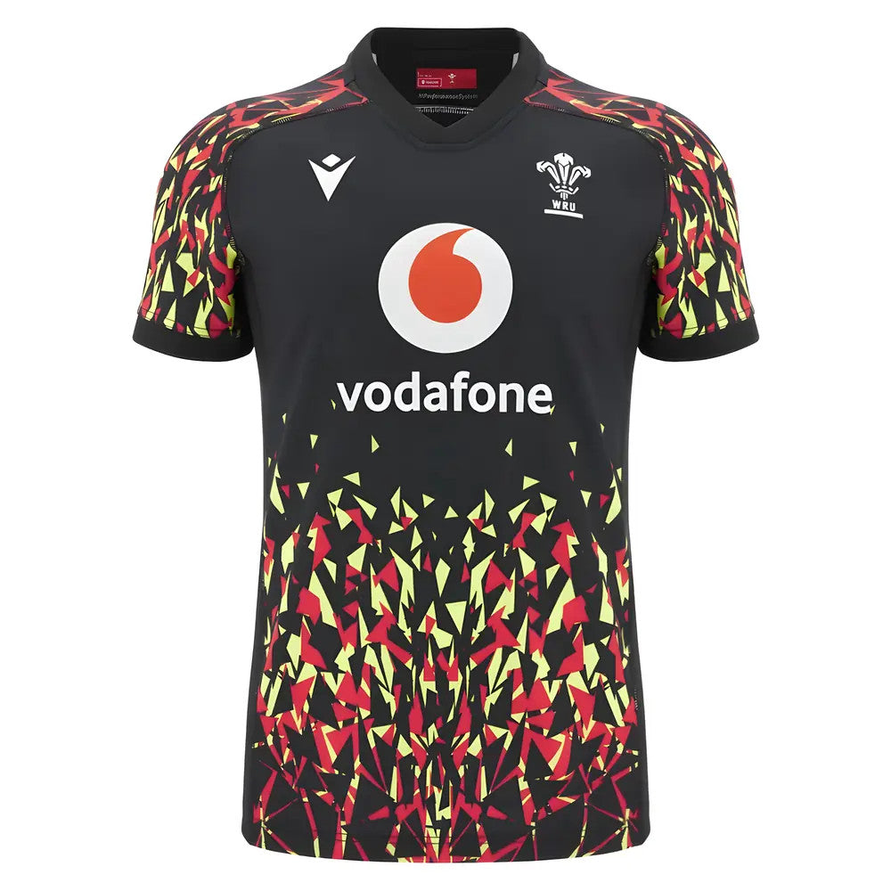 2025-2026 Wales WRU Rugby Training Jersey (Black)_0