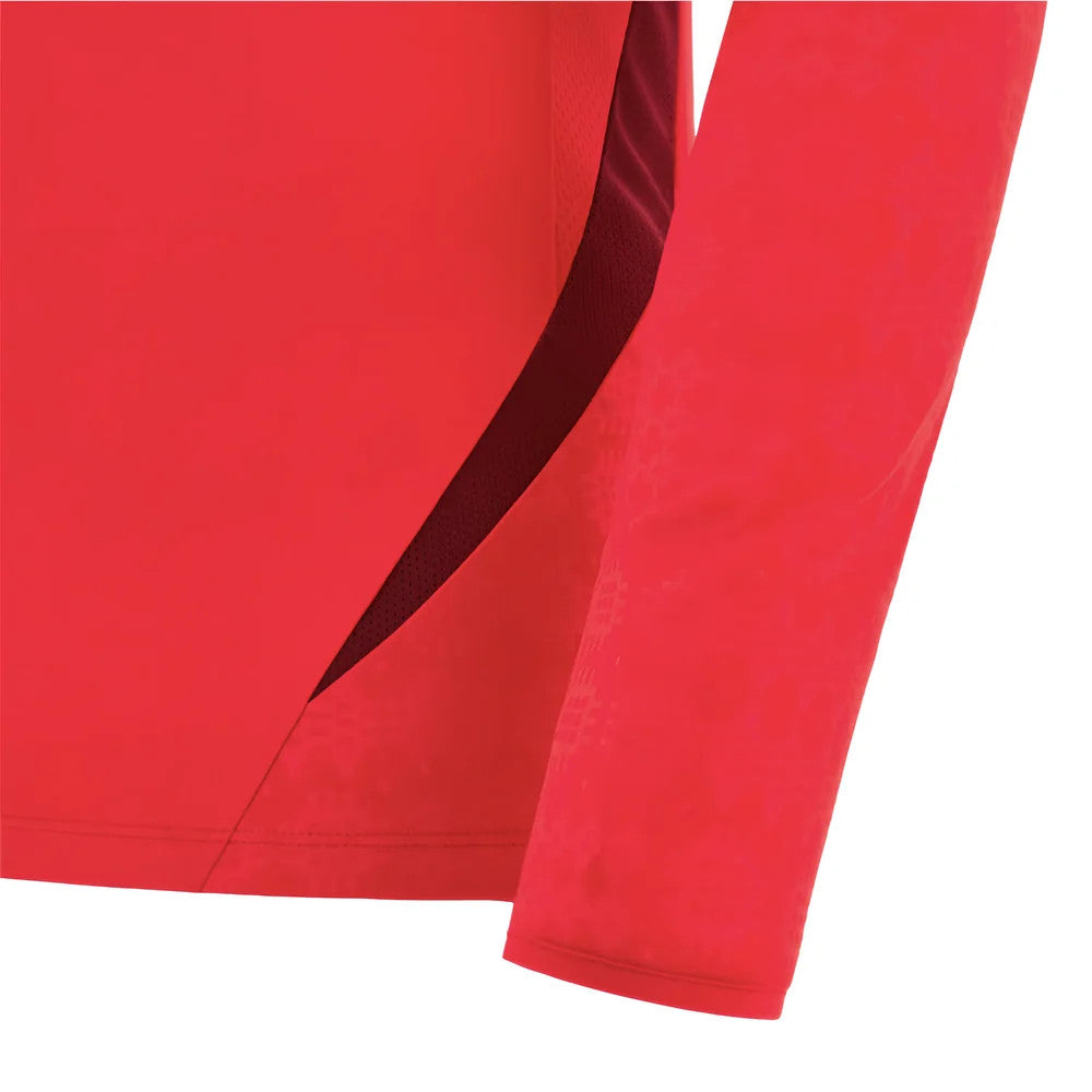 2025-2026 Wales WRU Rugby LS Player Training Shirt (Red)_3