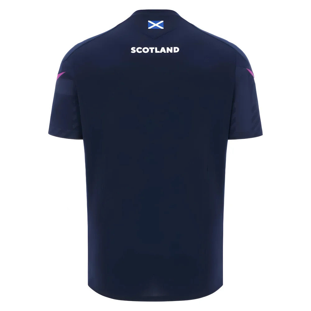 2025-2026 Scotland Rugby Training Poly Shirt (Navy) - Kids_2