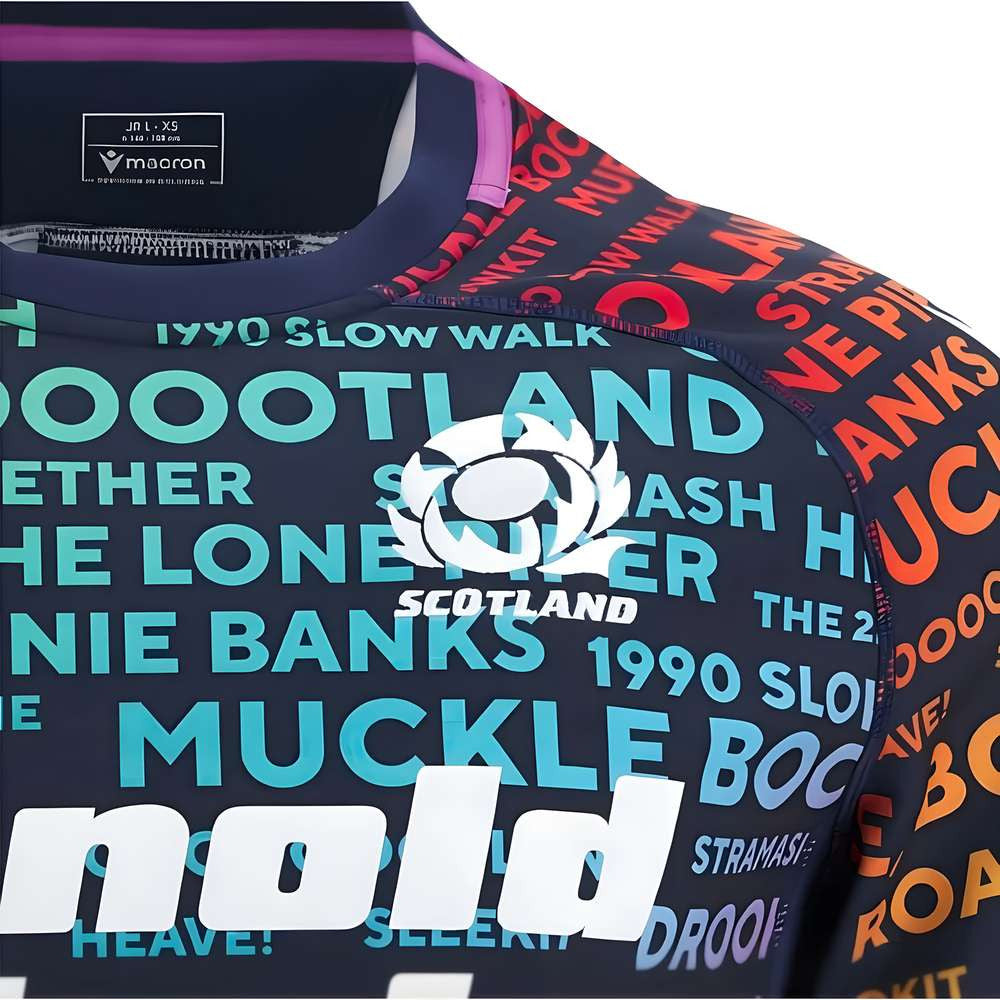 2025-2026 Scotland Rugby Training Jersey (Rainbow) - Kids_1