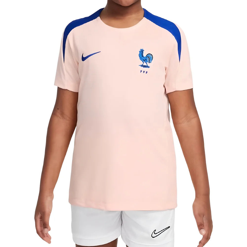 2025-2026 France Strike Training Shirt (Coral) - Kids_0