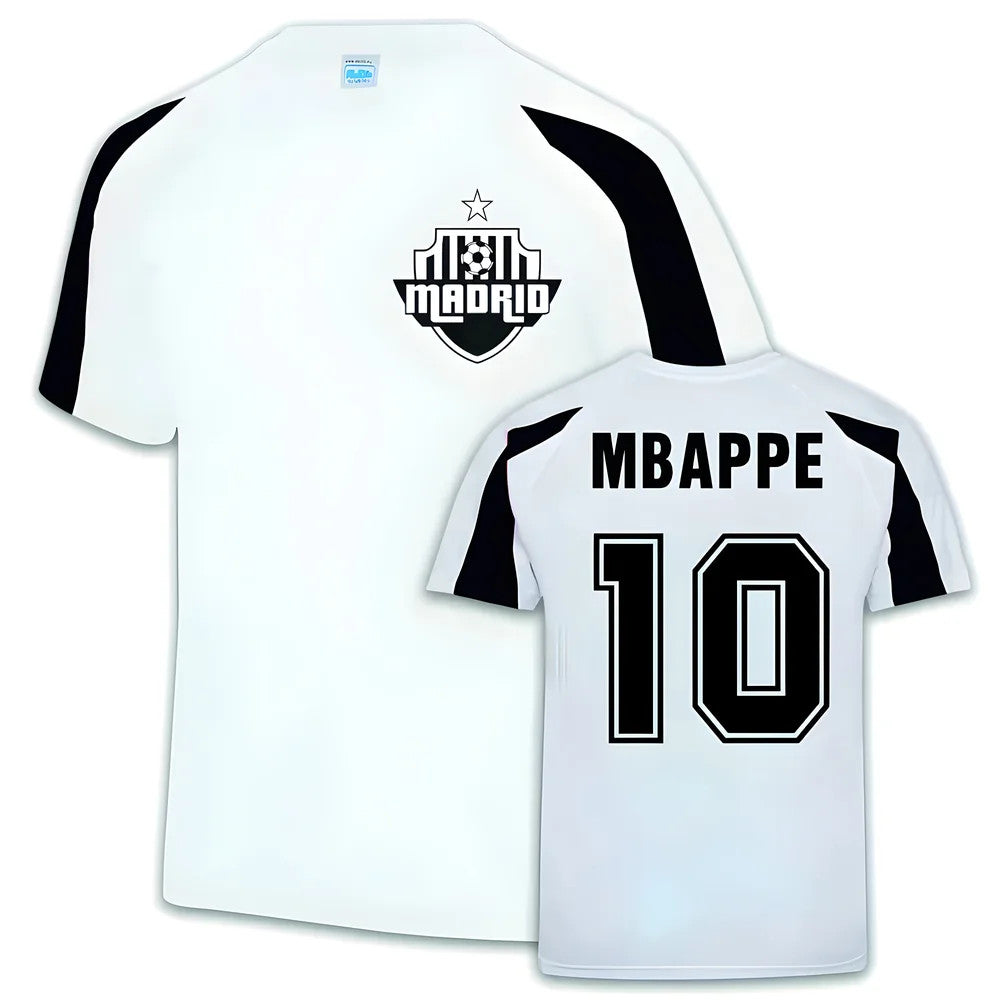 Kylian Mbappe Real Madrid Sports Training Jersey (White)_1