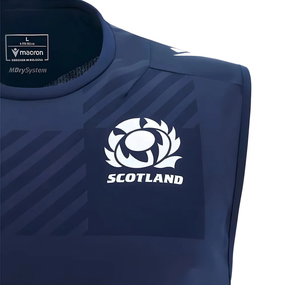 2025-2026 Scotland Poly Sleeveless Training Shirt (Navy)_1
