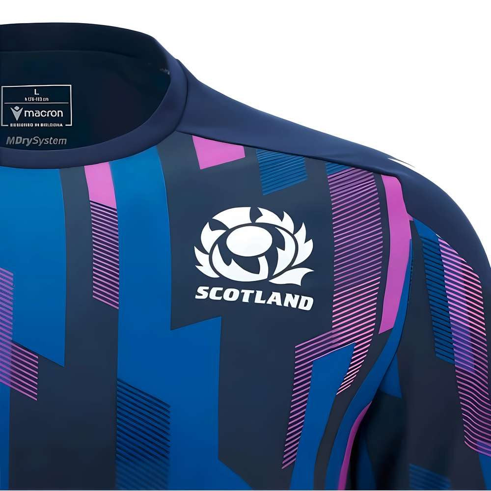 2025-2026 Scotland Rugby Warm Up Shirt (Navy)_1