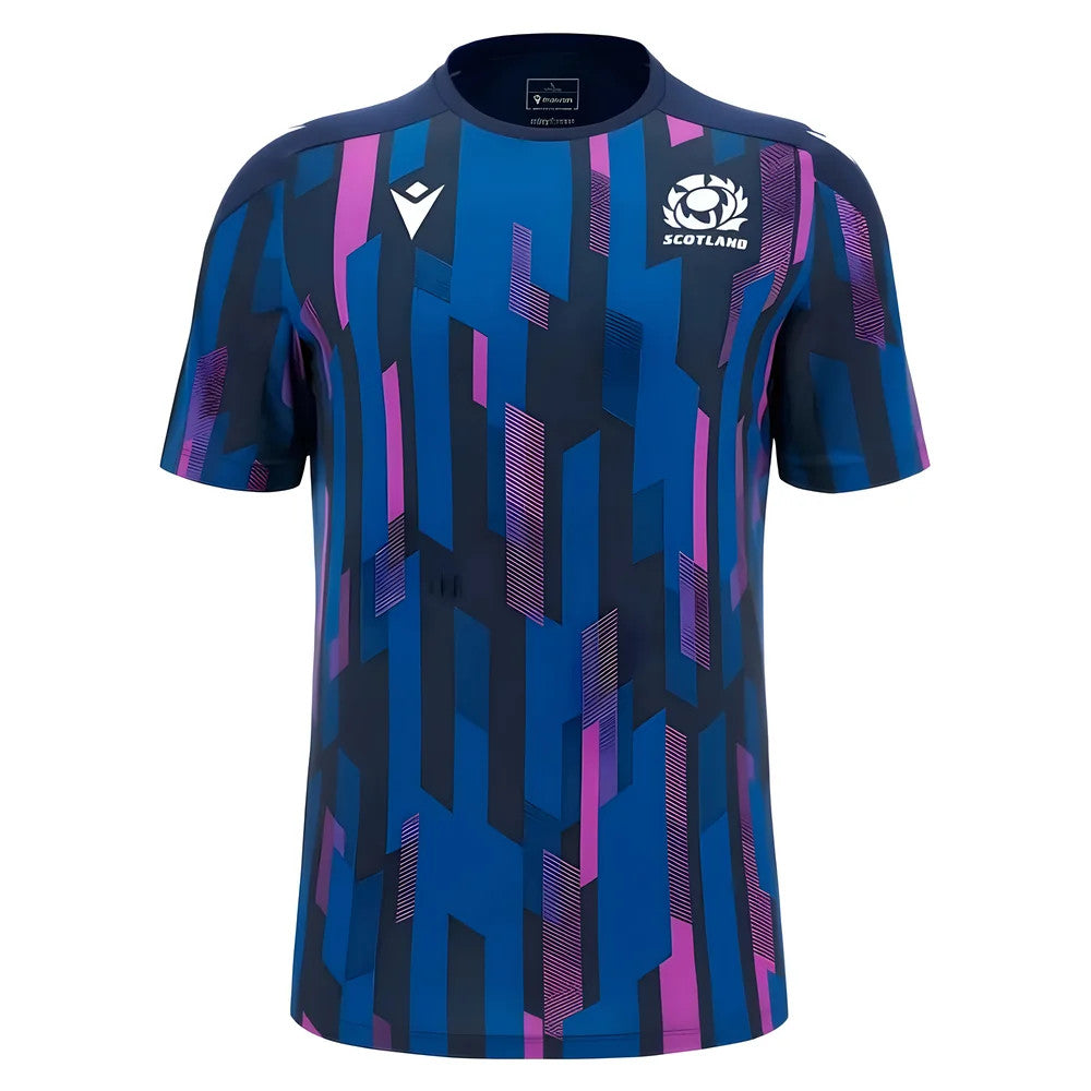 2025-2026 Scotland Rugby Warm Up Shirt (Navy)_0