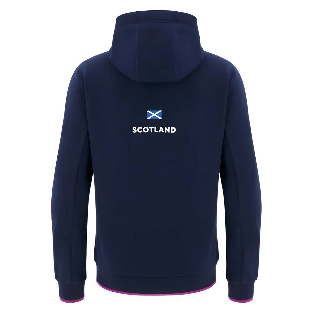 2025-2026 Scotland Rugby Travel Hoody (Navy) - Kids_1