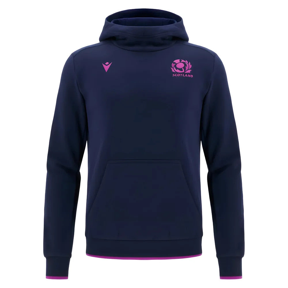 2025-2026 Scotland Rugby Travel Hoody (Navy) - Kids_0