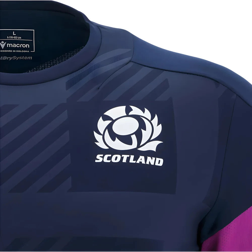 2025-2026 Scotland Rugby Training Poly LS Shirt (Navy)_1