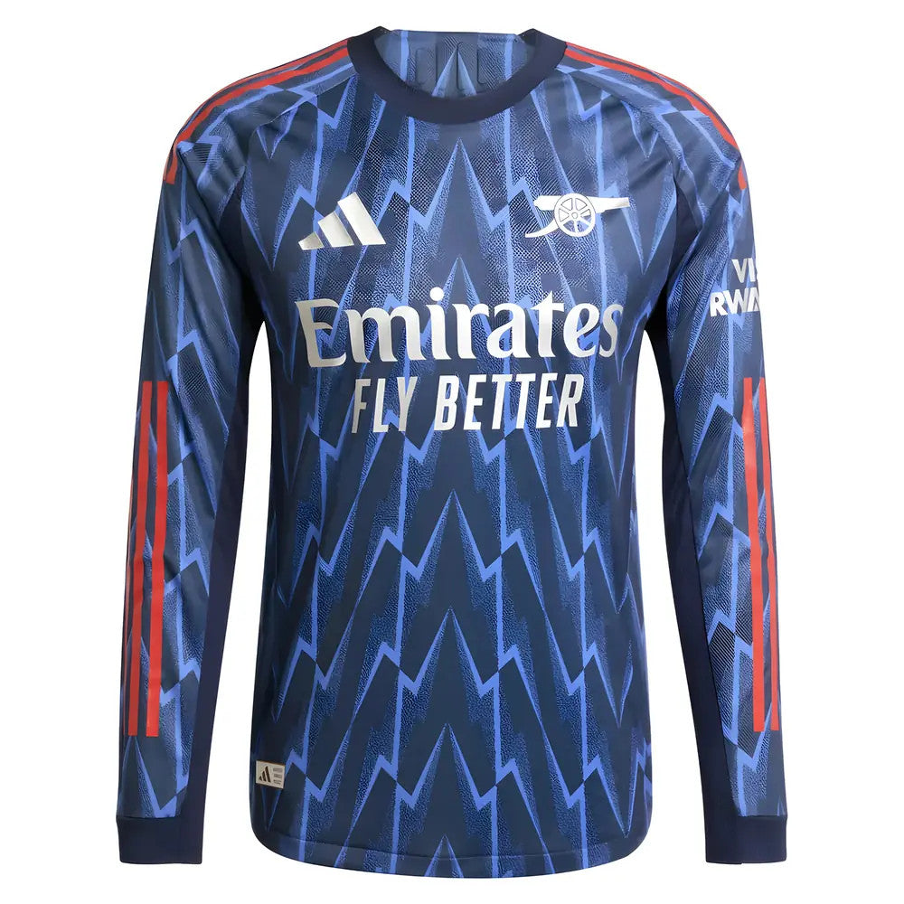 2025-2026 Arsenal Authentic Long Sleeve Away Shirt_0