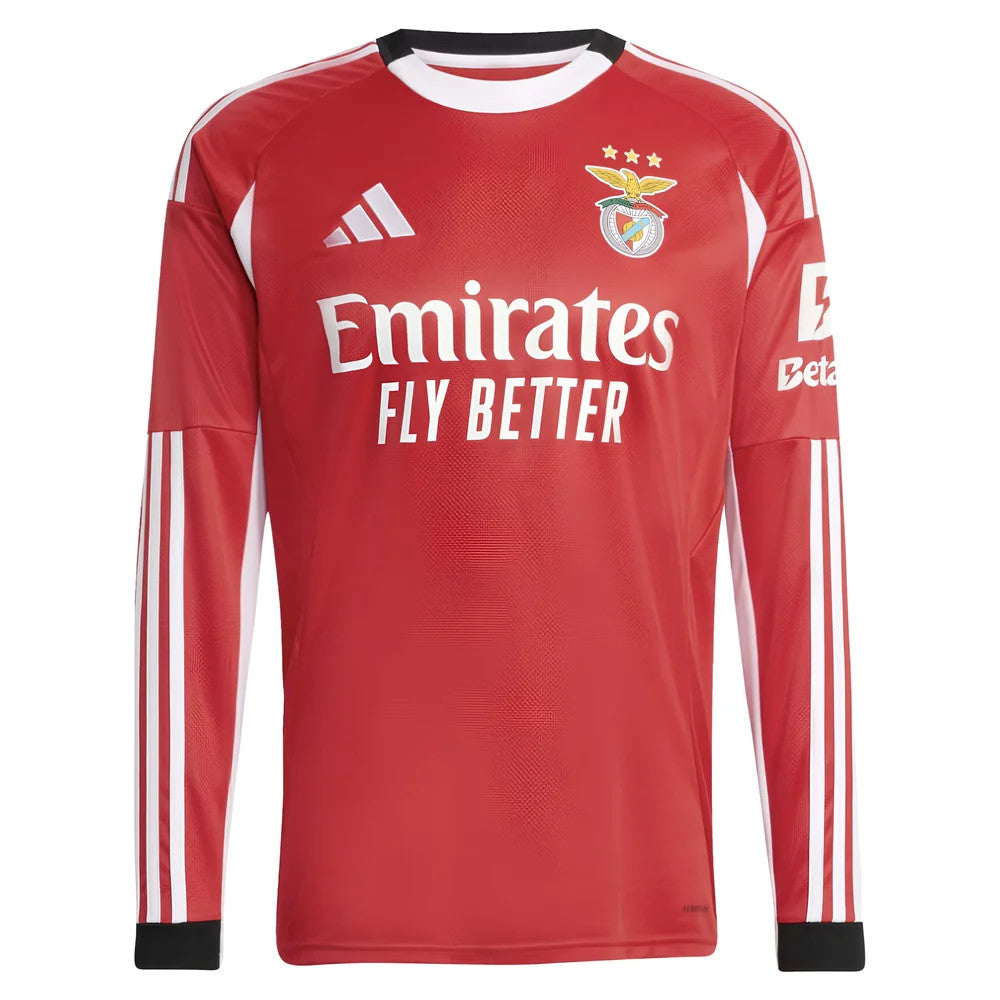 2025-2026 Benfica Long Sleeve Home Shirt_0