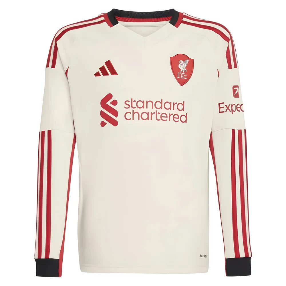 2025-2026 Liverpool Away Long Sleeve Shirt (Kids)_0