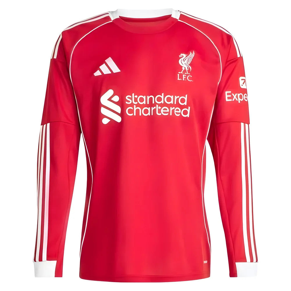 2025-2026 Liverpool Long Sleeve Home Shirt_0