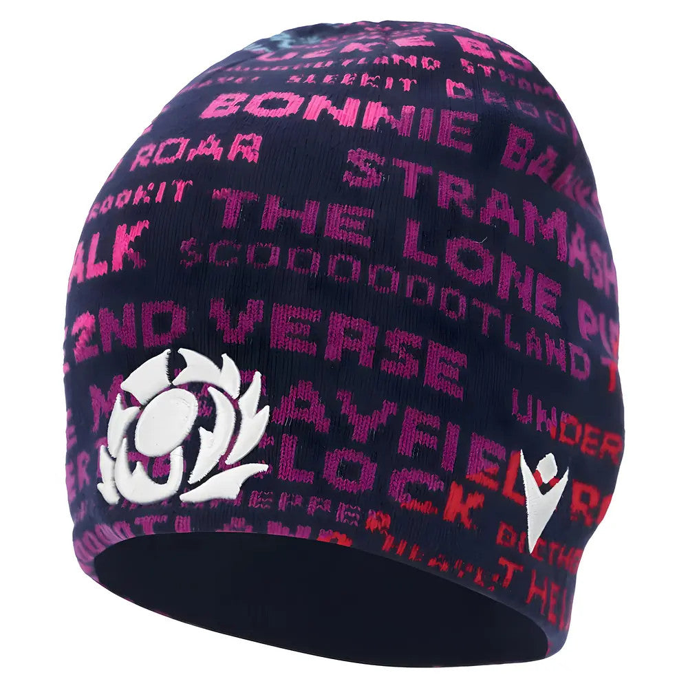 2025-2026 Scotland Rugby Skull Knit Beanie (Rainbow)_0