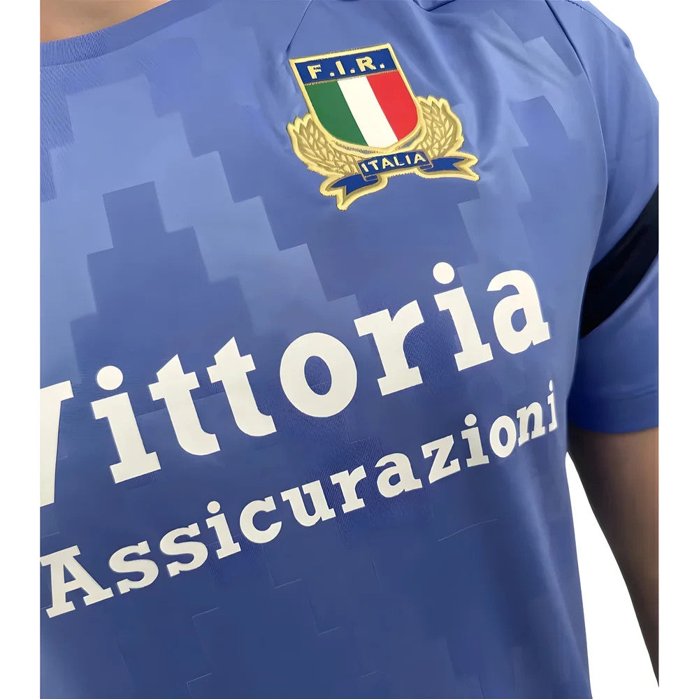 2025-2026 Italy Rugby Staff Training Shirt (Blue)_1