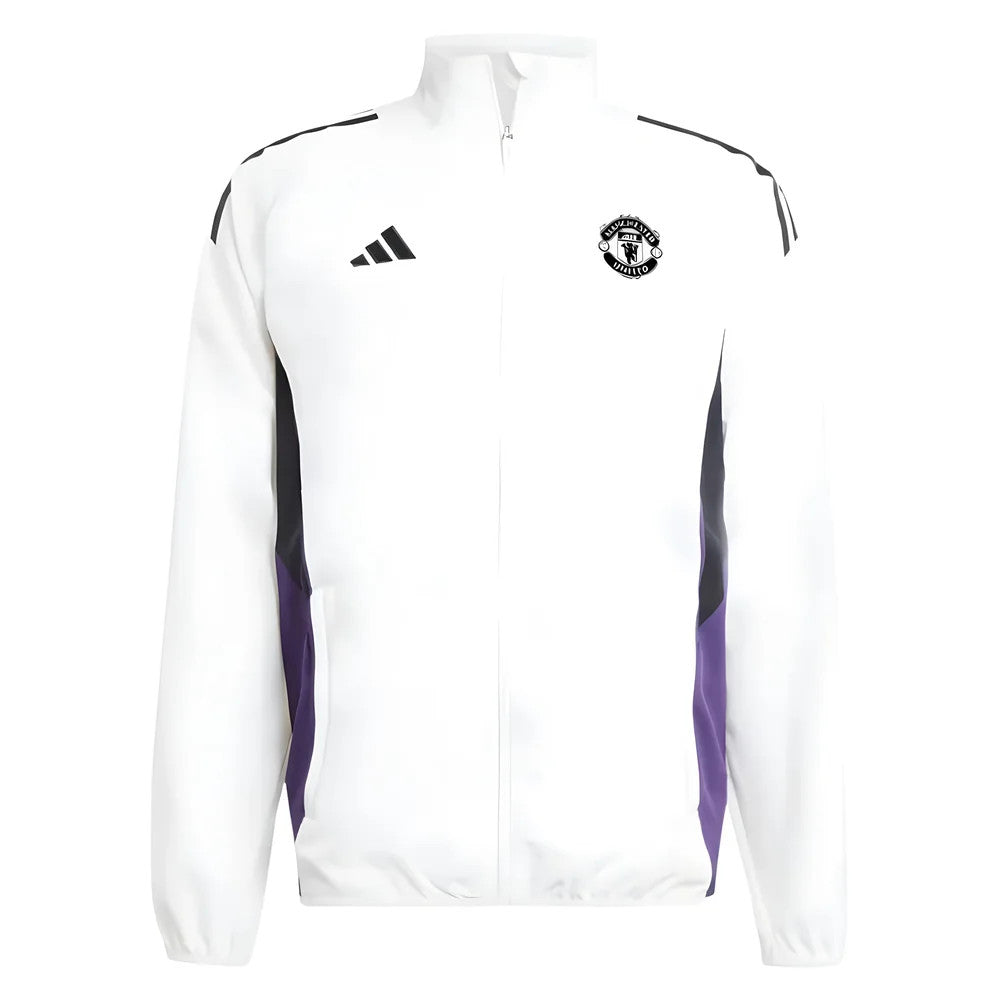 2025-2026 Man Utd Presentation Jacket (White)_0