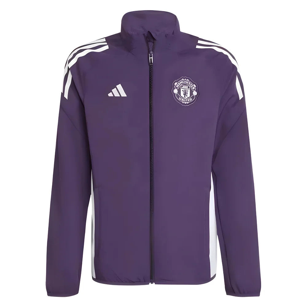 2025-2026 Man Utd Presentation Jacket (Aurora Plum) - Kids_0