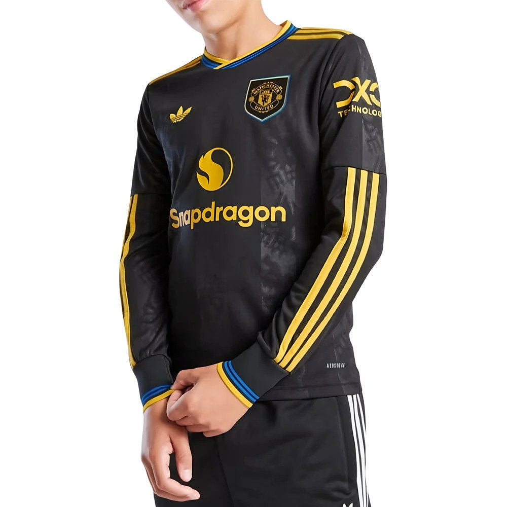 2025-2026 Man Utd Long Sleeve Third Shirt (Kids) (Keane 16)_2
