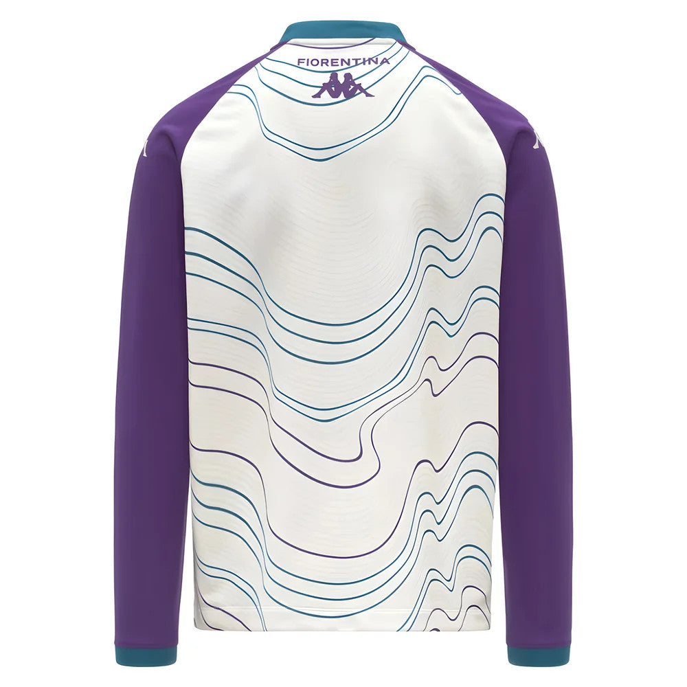2025-2026 Fiorentina Pre Match Sweat Top (White-Violet)_1
