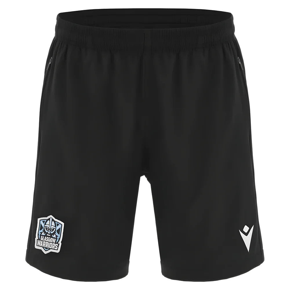 2025-2026 Glasgow Warriors Training Bermuda Shorts (Black)_0
