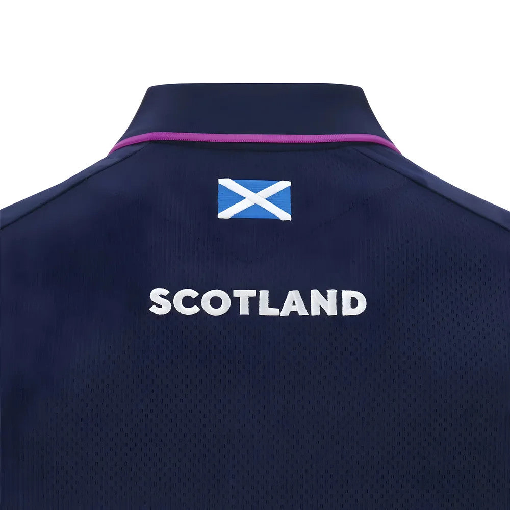 2025-2026 Scotland Rugby Travel Polo Shirt (Navy) - Kids_2