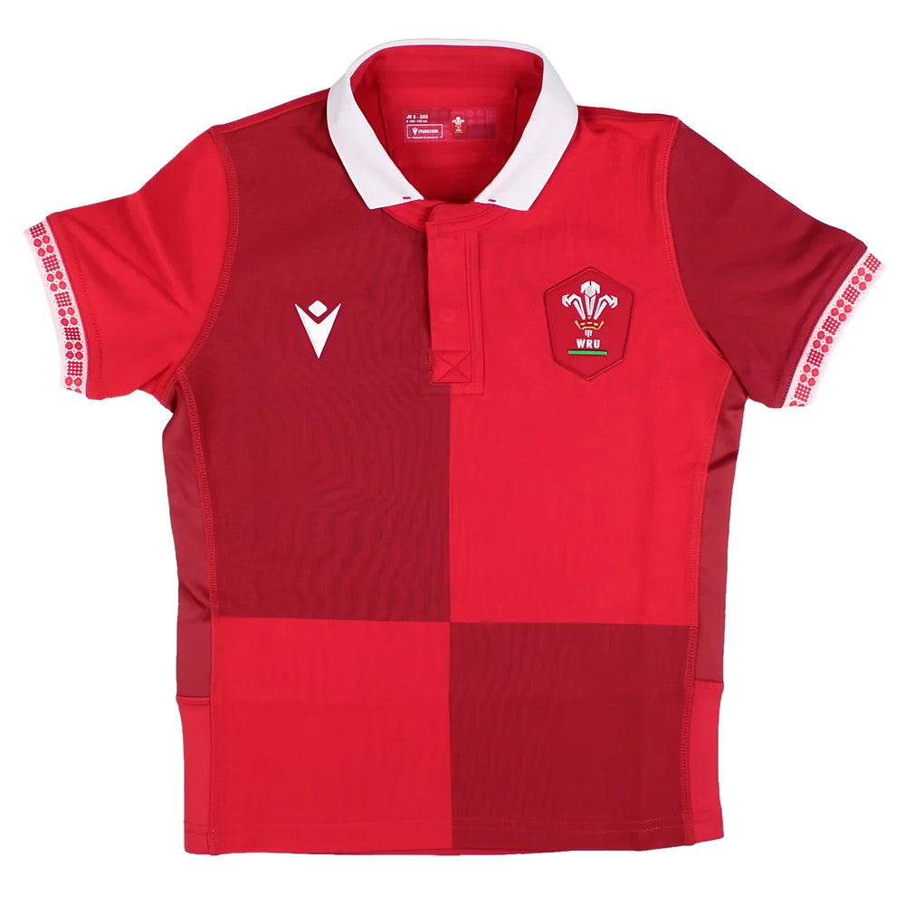 2025-2026 Wales WRU Home Cotton Rugby Shirt (Kids)_0