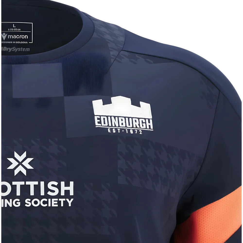 2025-2026 Edinburgh Rugby Training Poly Shirt (Navy)_1