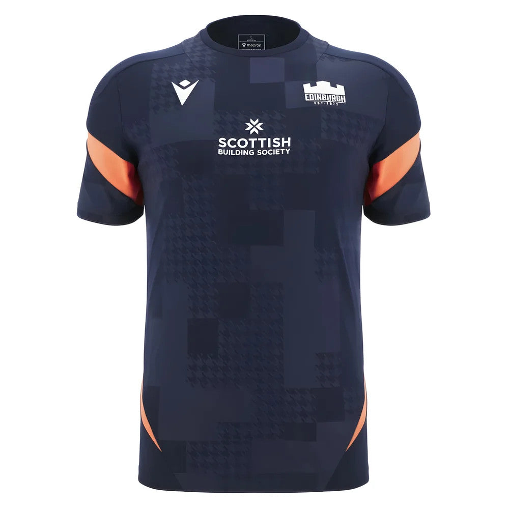 2025-2026 Edinburgh Rugby Training Poly Shirt (Navy)_0