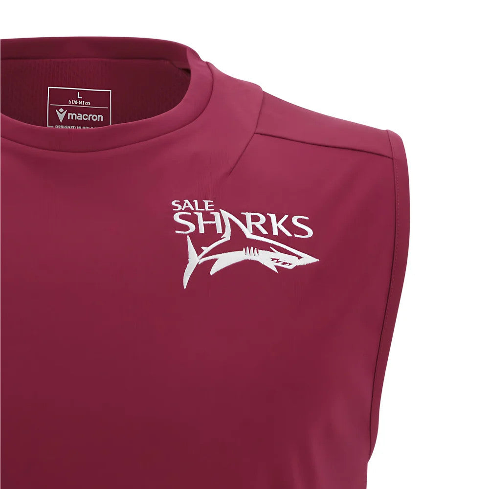 2025-2026 Sale Sharks Training Poly Sleeveless Shirt_1