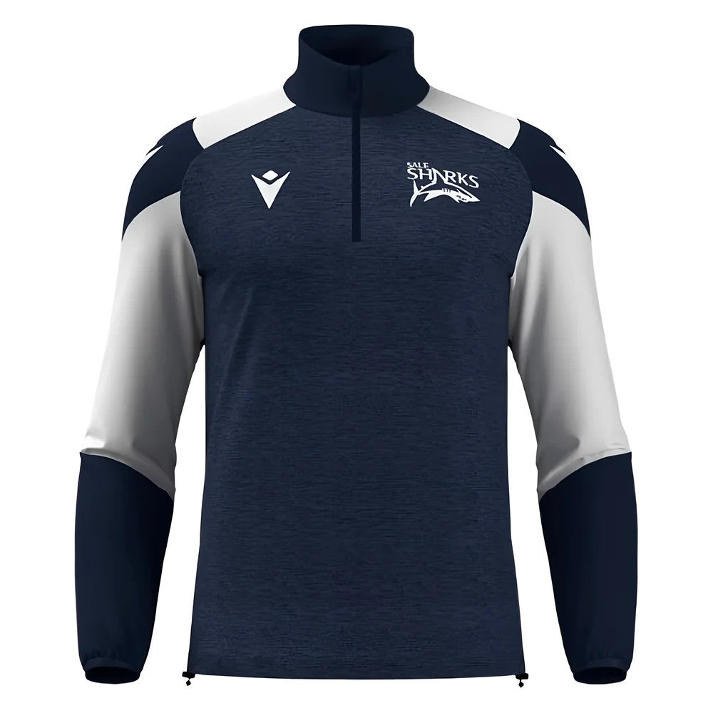 2025-2026 Sale Sharks Training 1/4 Zip Top (Navy)_0