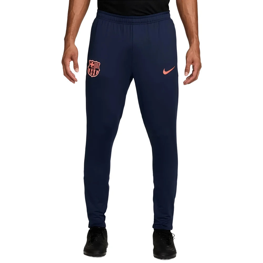 2025-2026 Barcelona Dri-Fit Strike Pants (Navy) - Kids_0