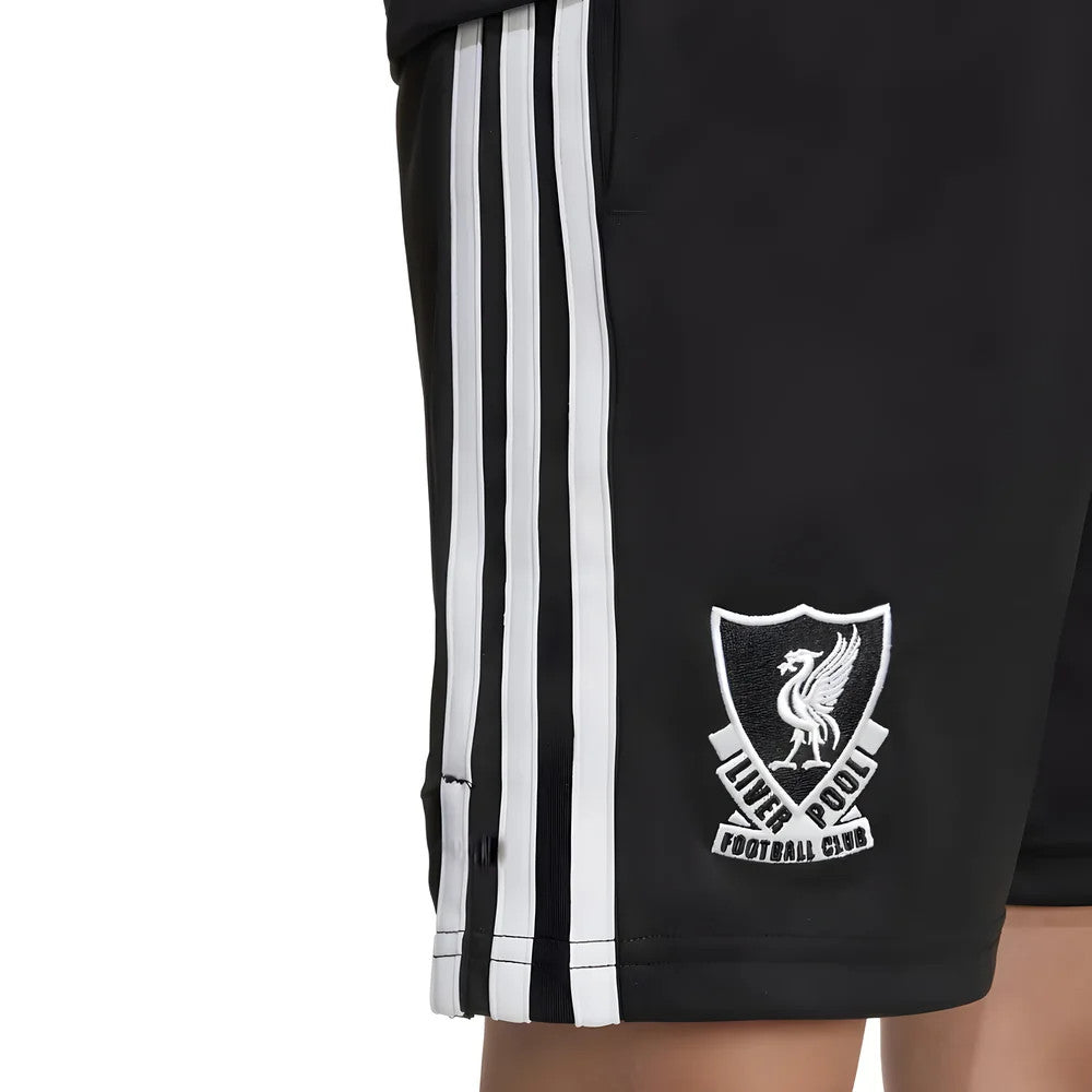 2025-2026 Liverpool Third Goalkeeper Shorts (Black) - Kids_1