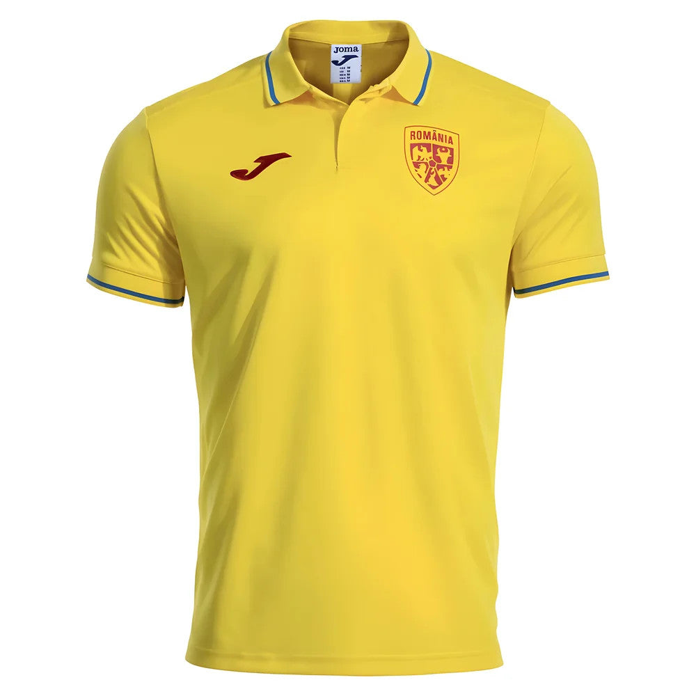 2025-2026 Romania Presentation Polo Shirt (Yellow)_0