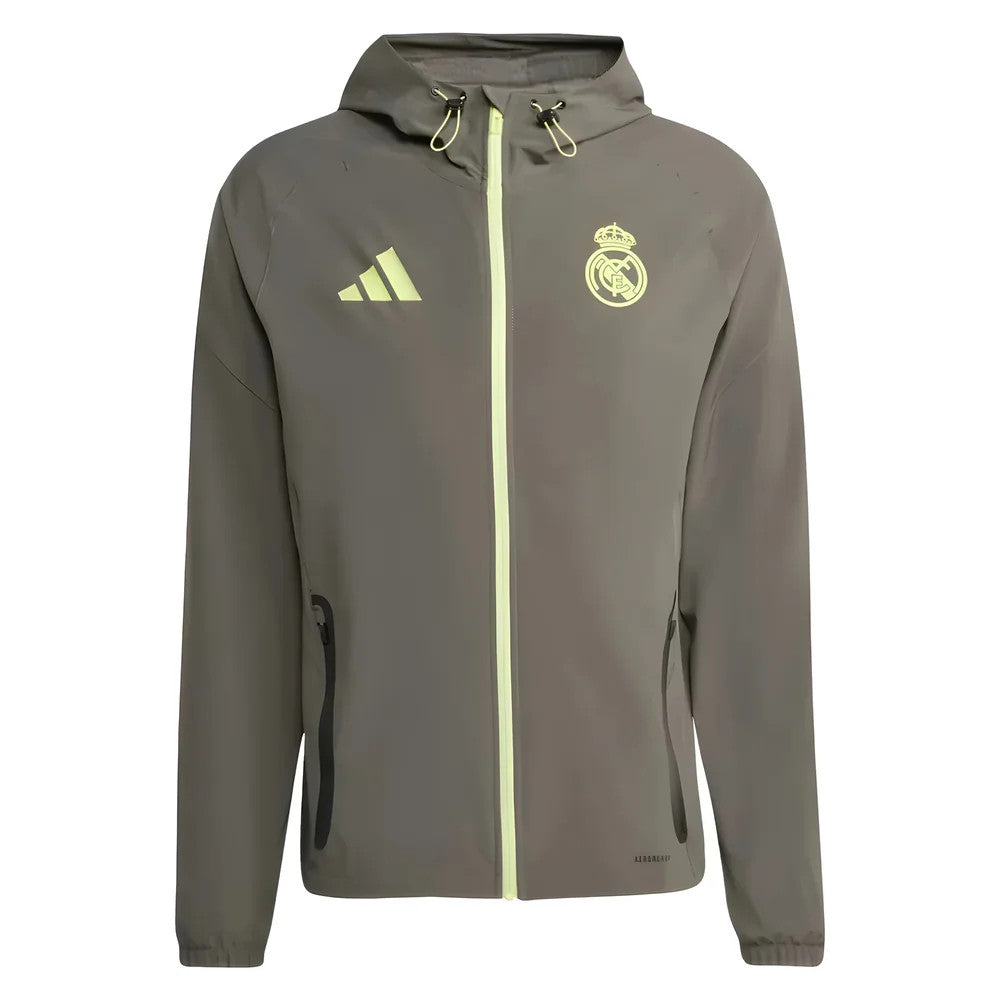 2025-2026 Real Madrid Competition Vis Tech Jacket (Grey)_0