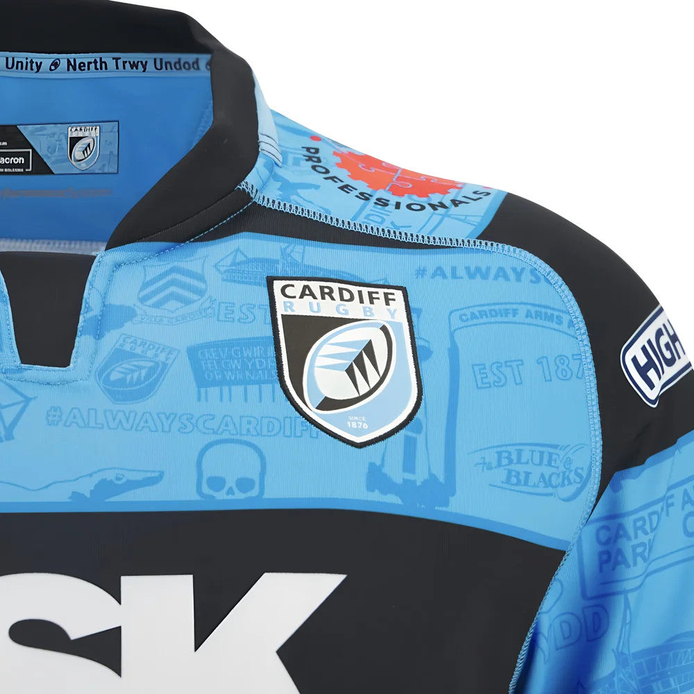 2025-2026 Cardiff Blues Home Poly Rugby Shirt_1